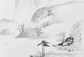刘明杰山水画展在济南开展