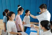 6・6全国爱眼日|南昌爱尔走进站前路学校子羽校区开展公益视力体检暨护眼科普活动
